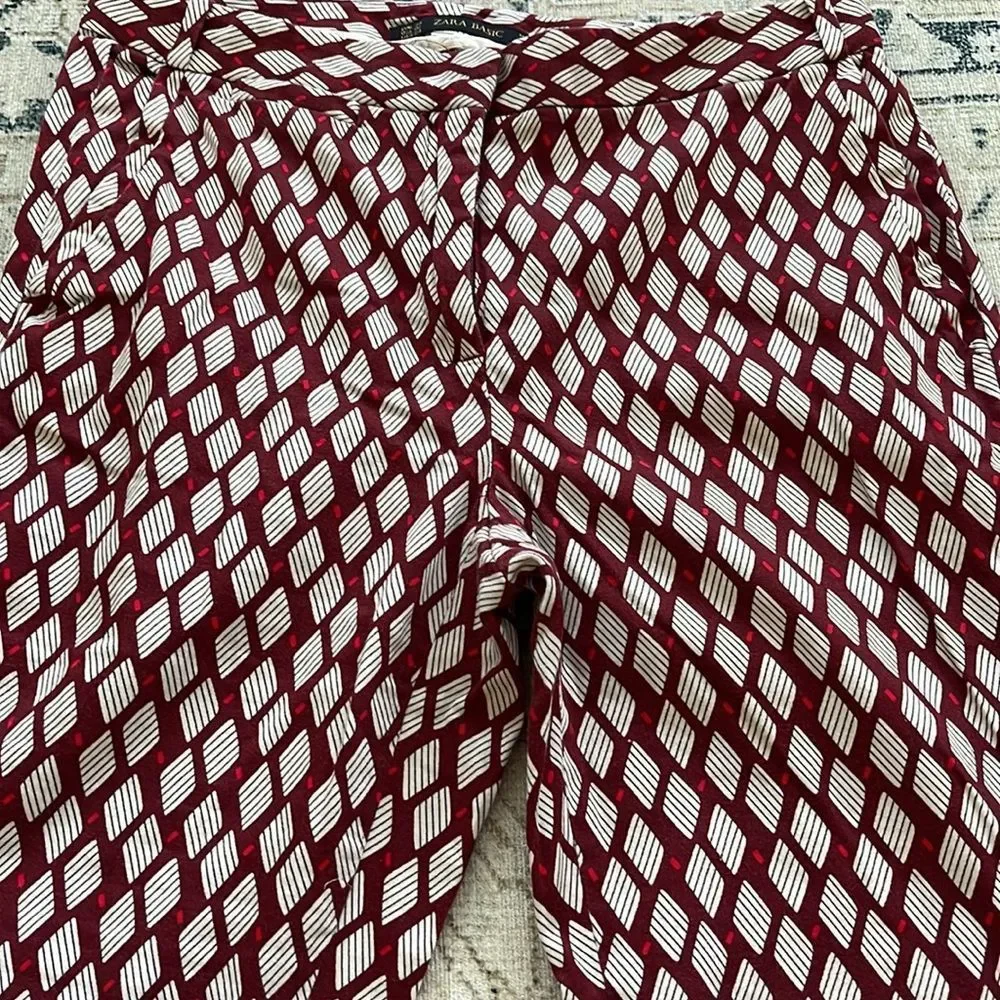 Zara Patterned Pants - Picture 2 of 6